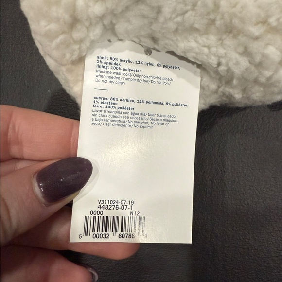 NWT Old Navy Santa Christmas Sherpa Slipper Socks - Picture 5 of 6